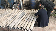 河北鹽山的客戶前來(lái)驗(yàn)收產(chǎn)品