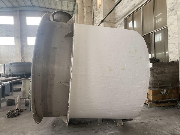 電廠磨煤機內(nèi)部粘貼陶瓷片