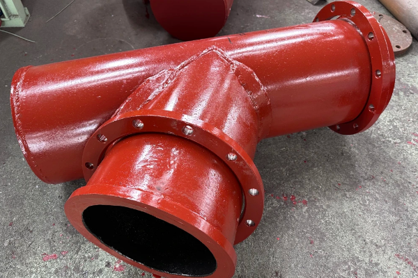 燒結(jié)送料筒雙金屬耐磨管道